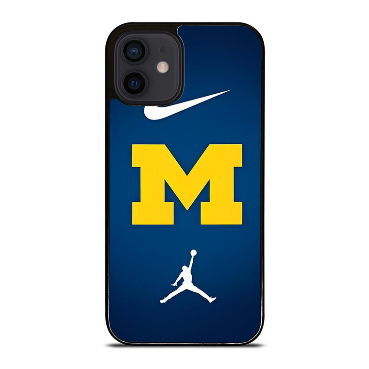 MICHIGAN WOLVERINES NIKE JORDAN iPhone 12 Mini Case