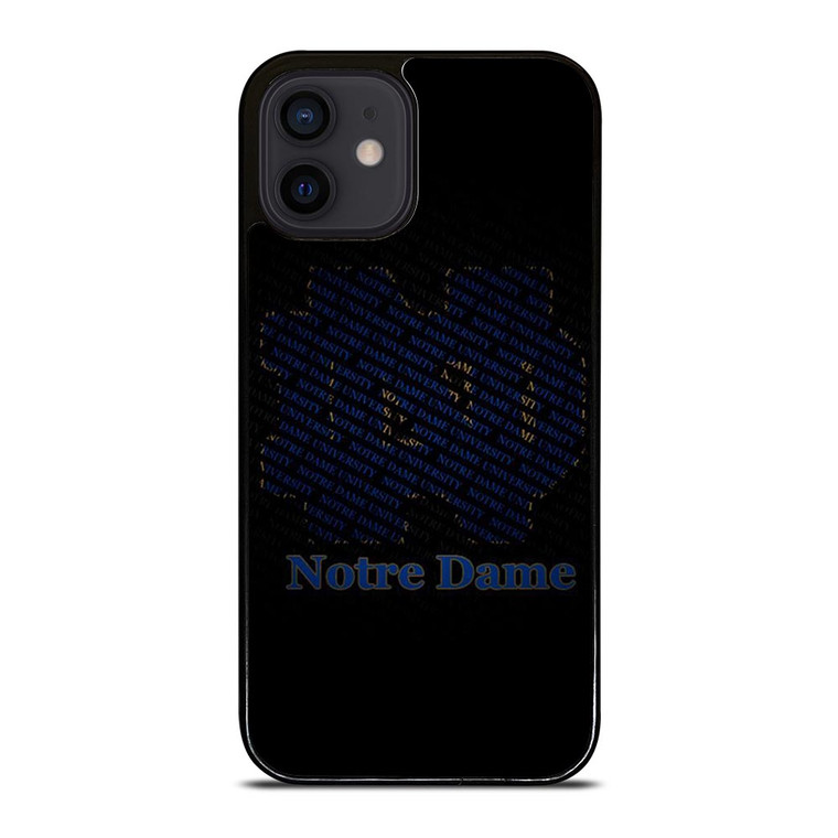 NOTRE DAME IRISH LOGO PATTERN iPhone 12 Mini Case