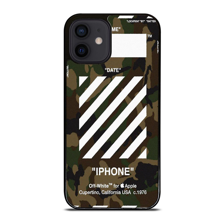 OFF WHITE CAMO ARMY iPhone 12 Mini Case