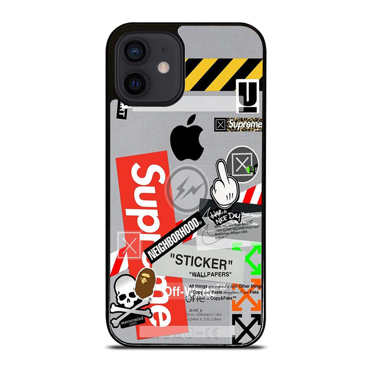 OFF WHITE SUPREME iPhone 12 Mini Case