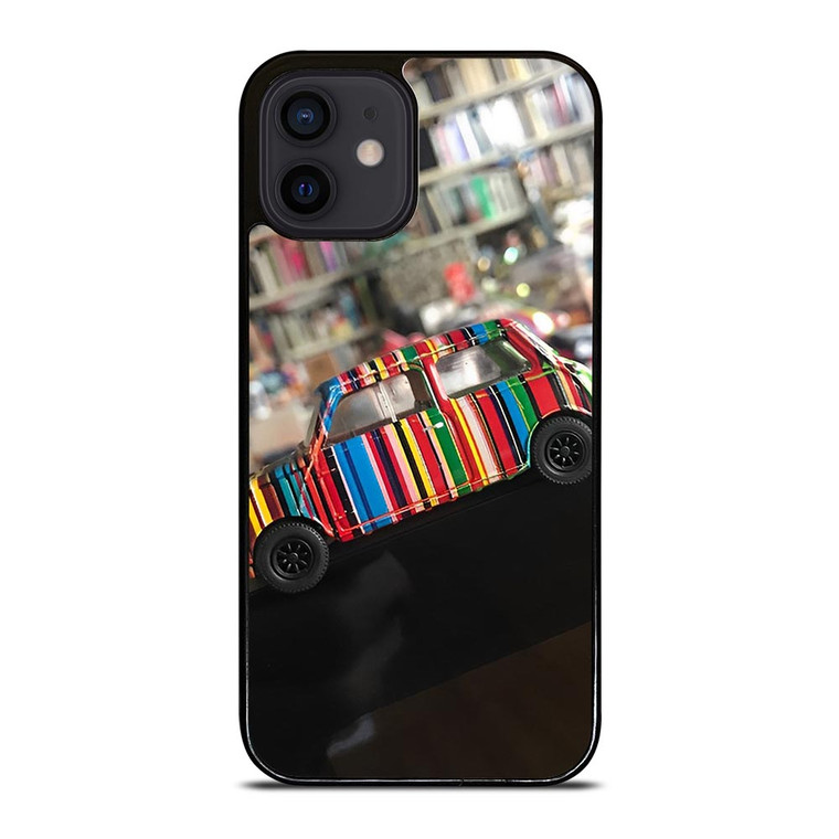 PAUL SMITH STRIPE CAR BOOK iPhone 12 Mini Case