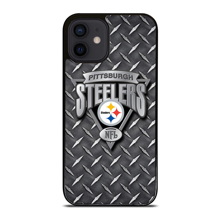 PITTSBURGH STEELERS METAL LOGO iPhone 12 Mini Case