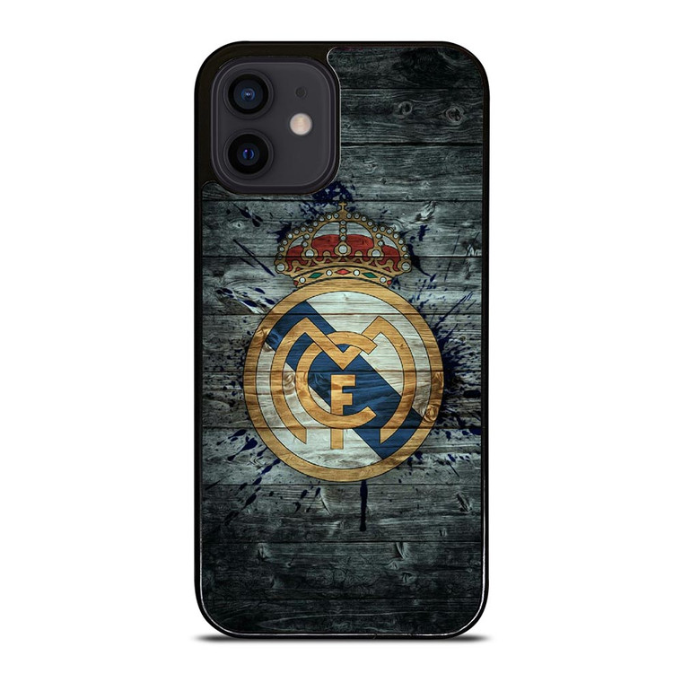 REAL MADRID WOODEN LOGO iPhone 12 Mini Case