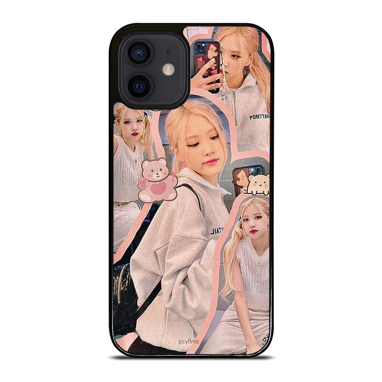ROSE BLACKPINK CUTE COLLAGE iPhone 12 Mini Case
