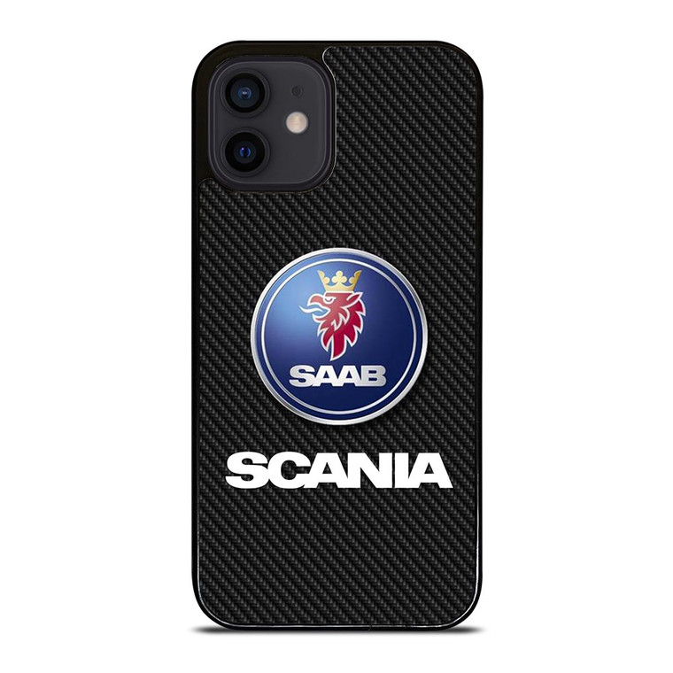 SCANIA TRUCK SAAB CARBON LOGO iPhone 12 Mini Case