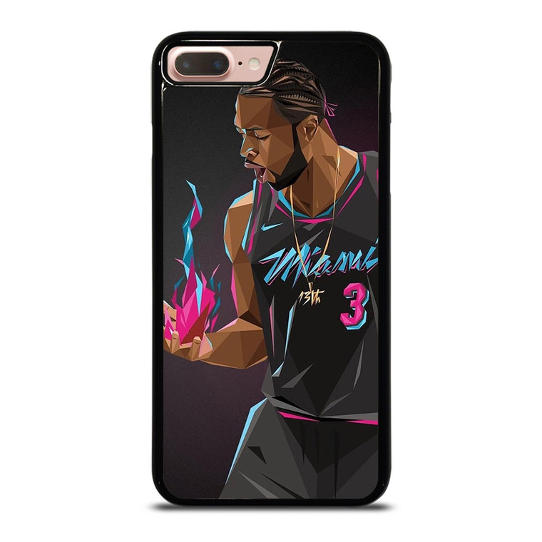 DWYANE WADE MIAMI HEAT ART iPhone 8 Plus Case