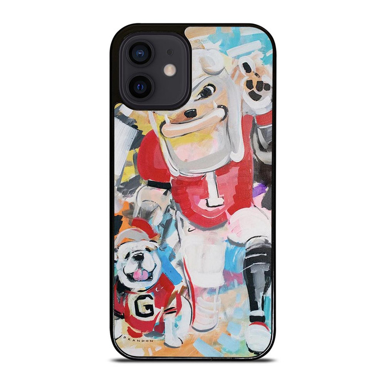 UNIVERSITY OF GEORGIA BULLDOGS UGA ART iPhone 12 Mini Case