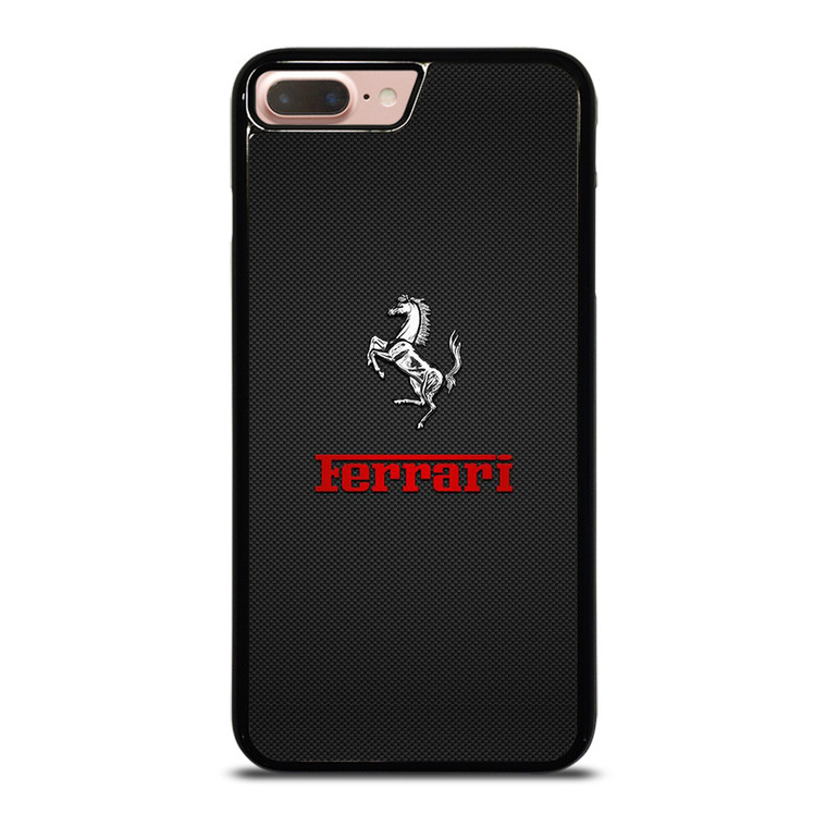 FERRARI LOGO METAL POINT iPhone 8 Plus Case