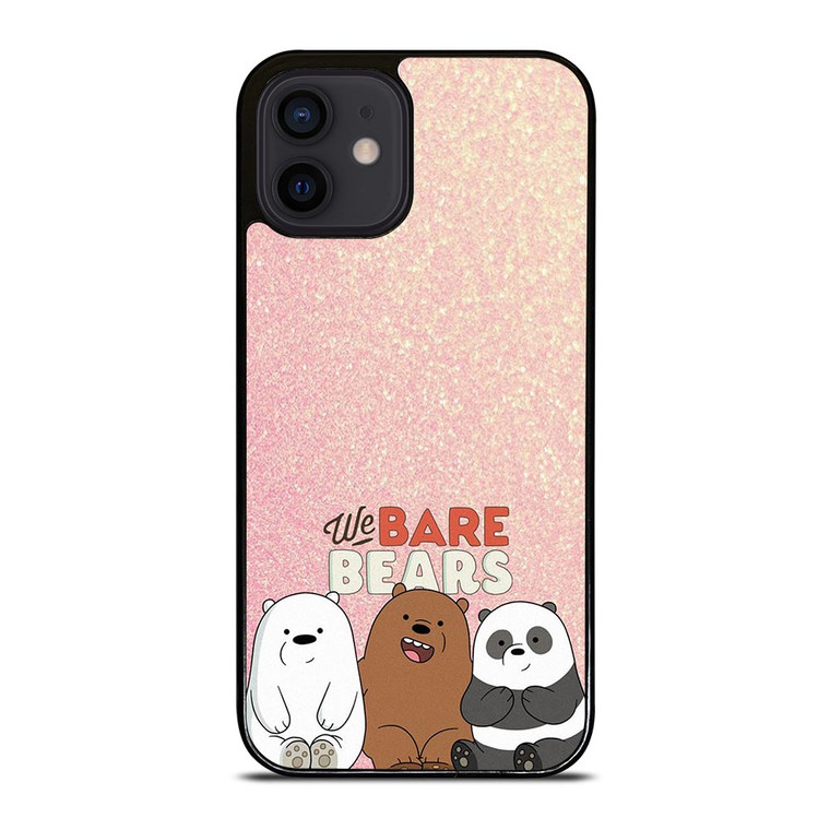 WE BARE BEARS PINK GILTTER iPhone 12 Mini Case
