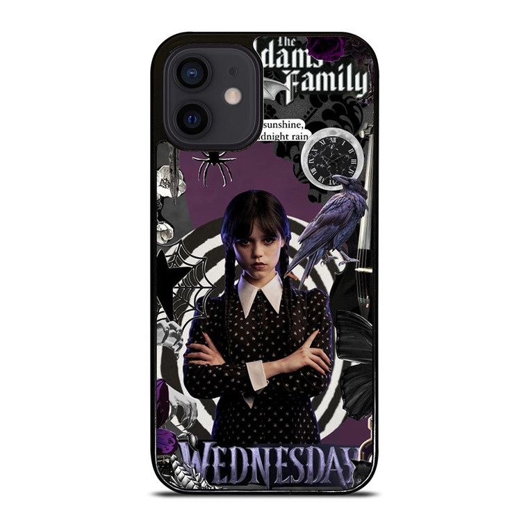 WEDNESDAY ADDAMS FAMILY SERIES iPhone 12 Mini Case WEDNESDAY ADDAMS FAMILY SERIES iPhone 12 Mini Case