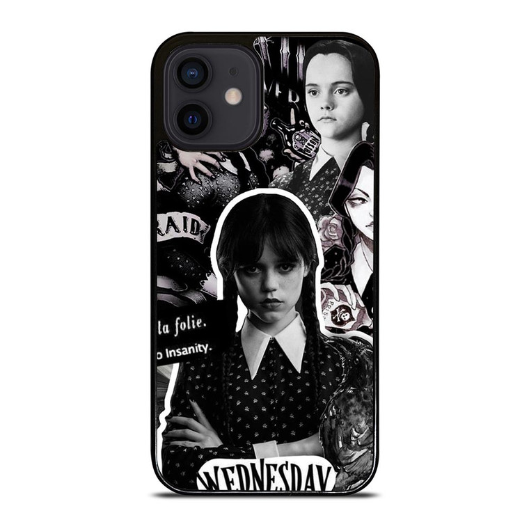 WEDNESDAY ADDAMS MOVIES COLLAGE iPhone 12 Mini Case