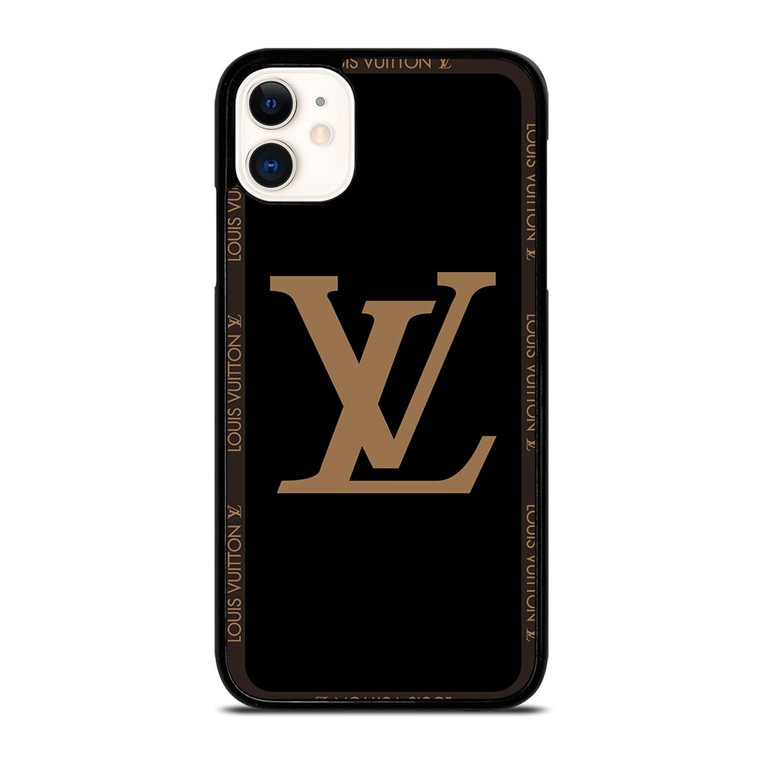 LOUIS VUITTON ROUND BLACK iPhone 11 Case
