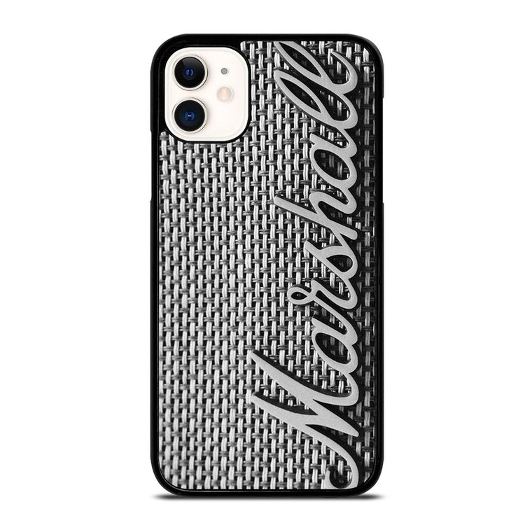 MARSHALL AMPLIFIER METAL EMBLEM iPhone 11 Case