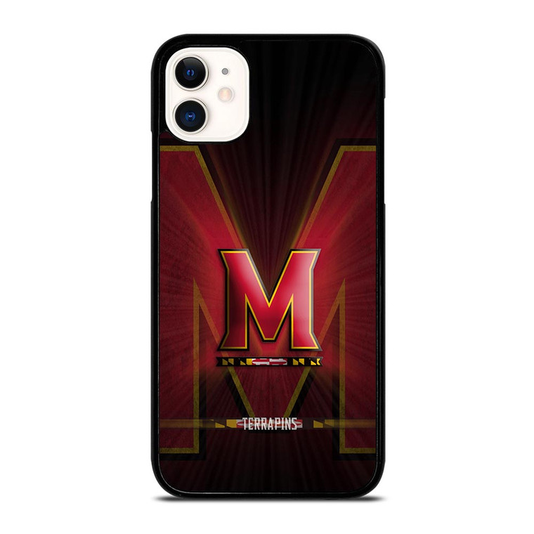 MARYLAND TERRAPINS FOOTBALL LOGO iPhone 11 Case MARYLAND TERRAPINS FOOTBALL LOGO iPhone 11 Case