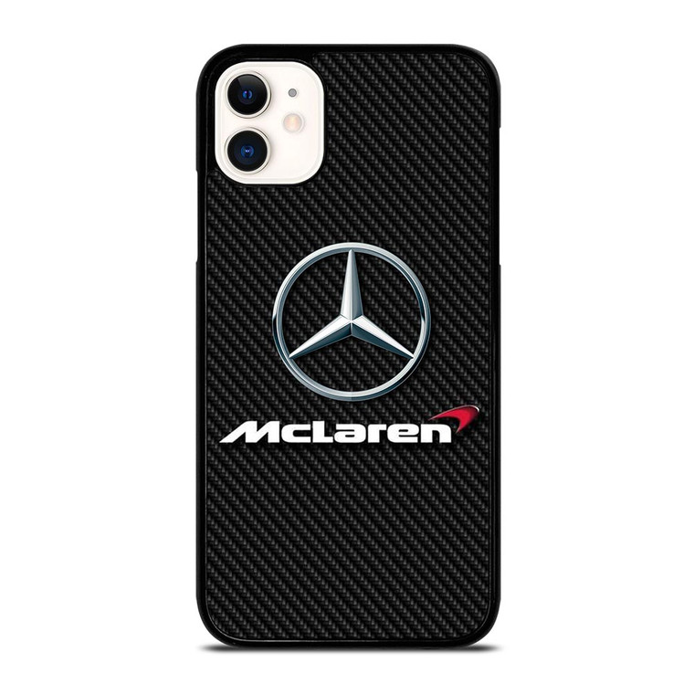 MERCEDES MCLAREN CARBON LOGO iPhone 11 Case