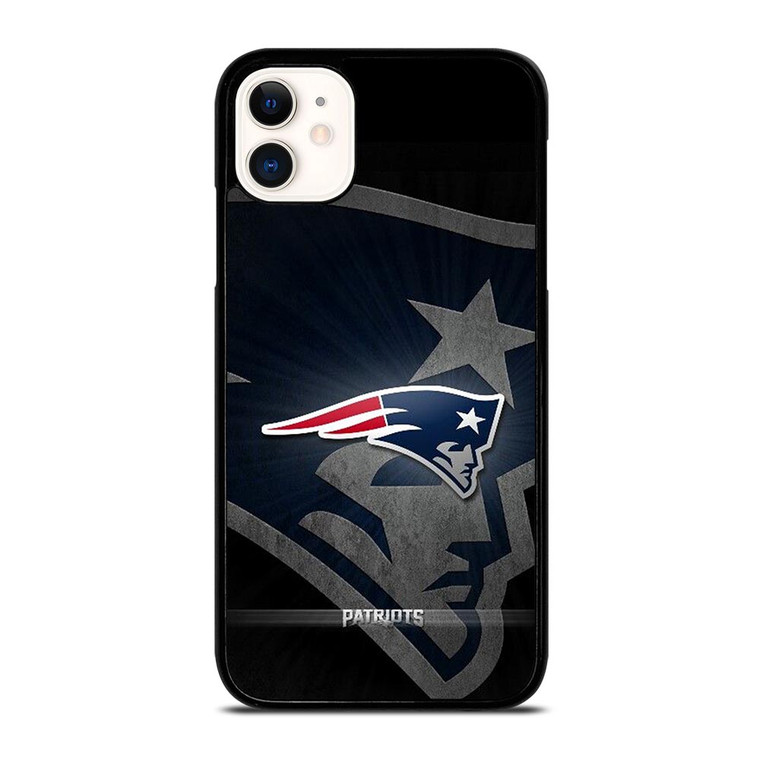 NEW ENGLAND PATRIOTS METAL LOGO iPhone 11 Case