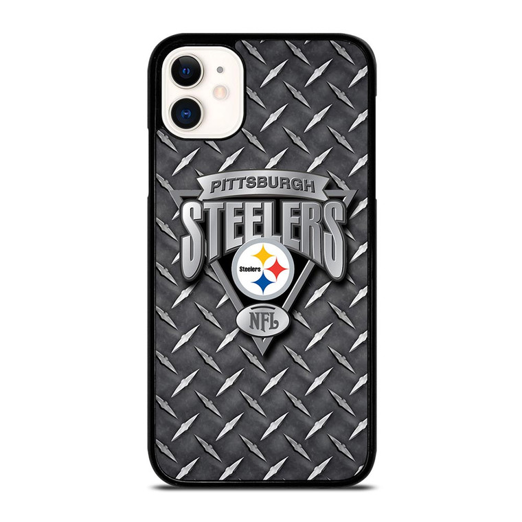 PITTSBURGH STEELERS METAL LOGO iPhone 11 Case