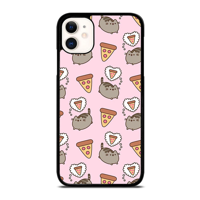 PUSHEEN THE CAT PIZZA iPhone 11 Case