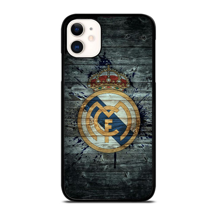REAL MADRID WOODEN LOGO iPhone 11 Case