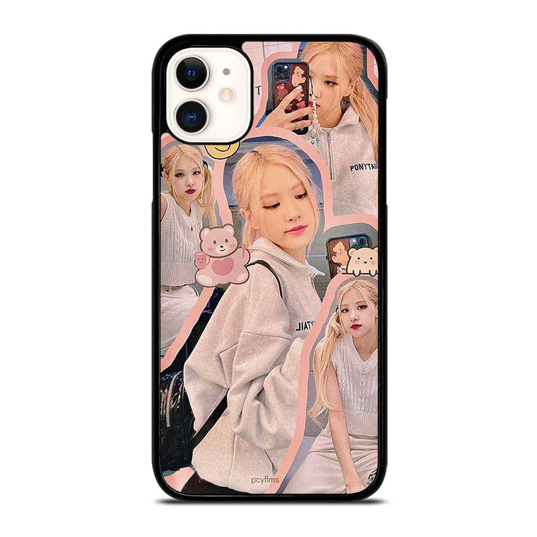 ROSE BLACKPINK CUTE COLLAGE iPhone 11 Case