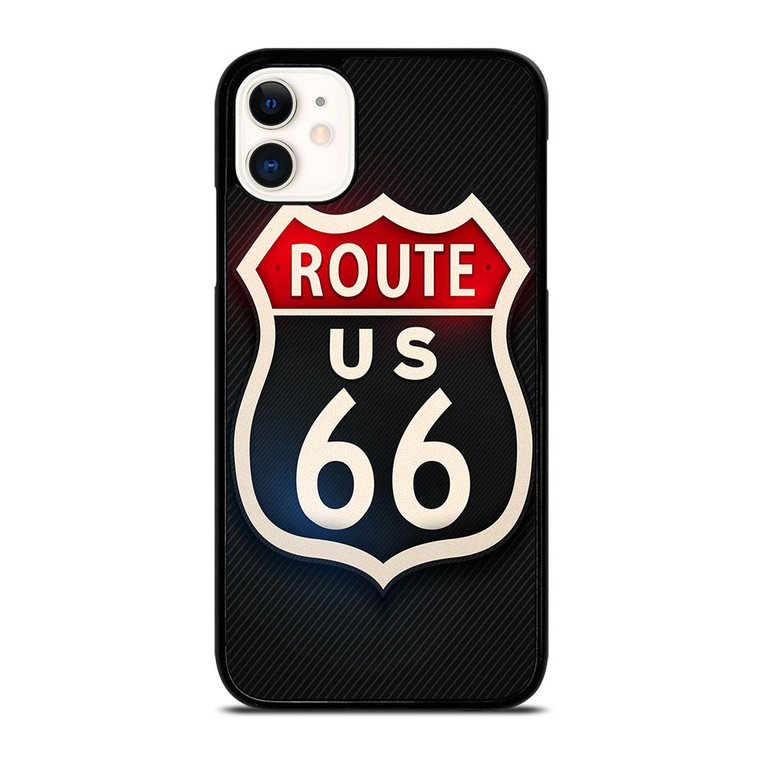 ROUTE 66 STREET US LOGO CARBON iPhone 11 Case