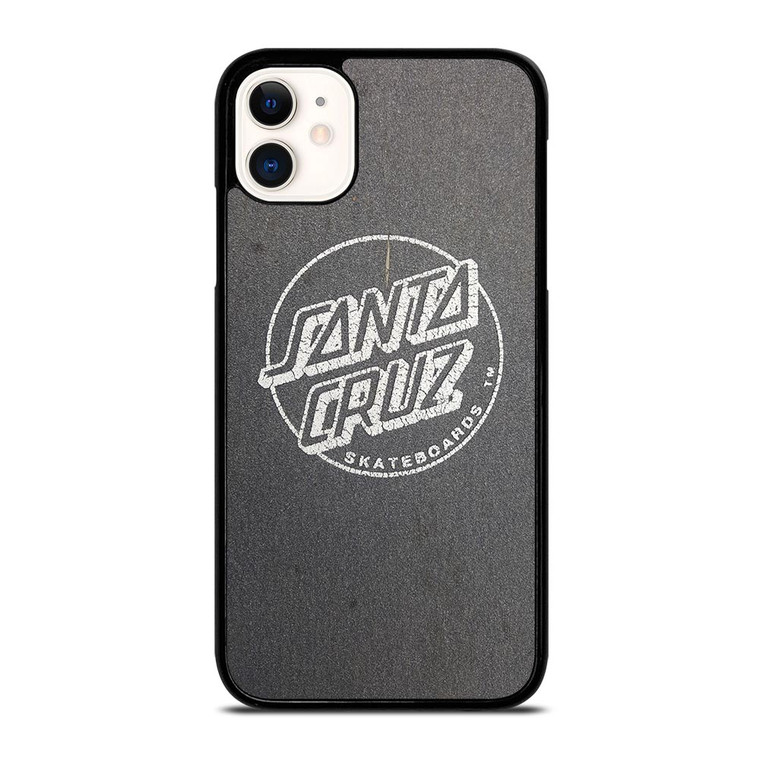 SANTA CRUZ SKATEBOARD LOGO ASPHALT iPhone 11 Case SANTA CRUZ SKATEBOARD LOGO ASPHALT iPhone 11 Case