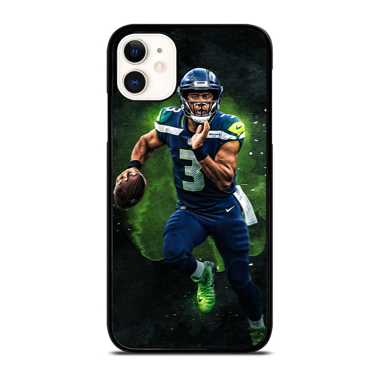 SEATTLE SEAHAWKS RUSSELL WILSON NFL iPhone 11 Case SEATTLE SEAHAWKS RUSSELL WILSON NFL iPhone 11 Case