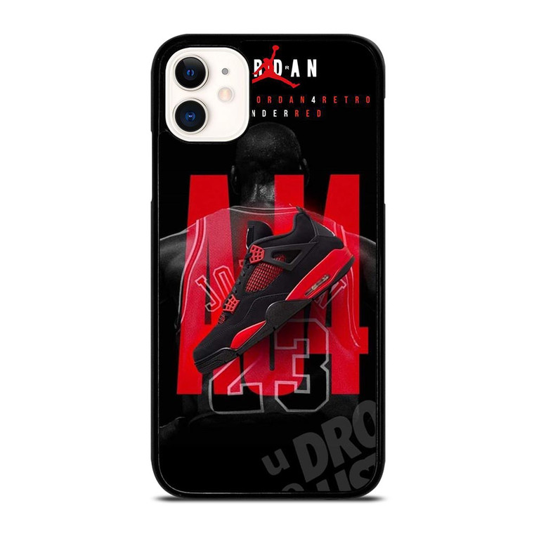 SHOES THUNDER RED JORDAN iPhone 11 Case