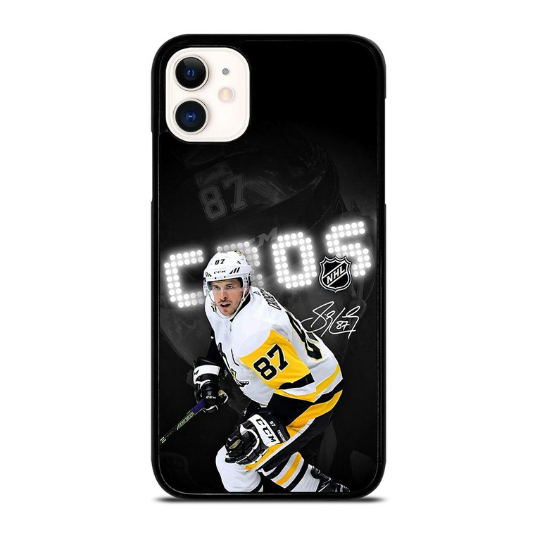 SIDNEY CROSBY PITTSBURGH PENGUINS HOCKEY iPhone 11 Case