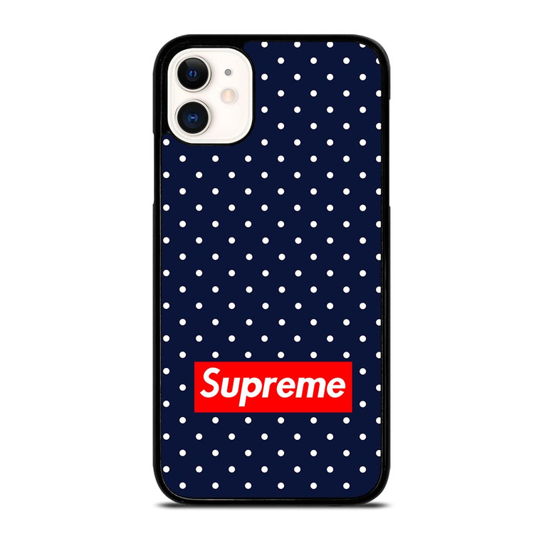 SUPREME FLORAL POLKADOTS iPhone 11 Case