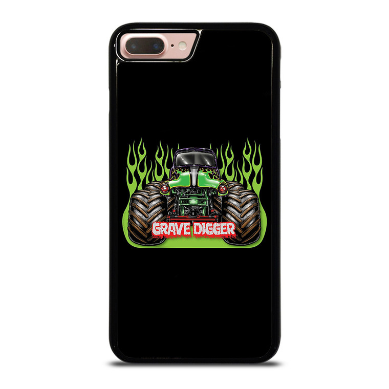 GRAVE DIGGER MONSTER RACING CAR iPhone 8 Plus Case