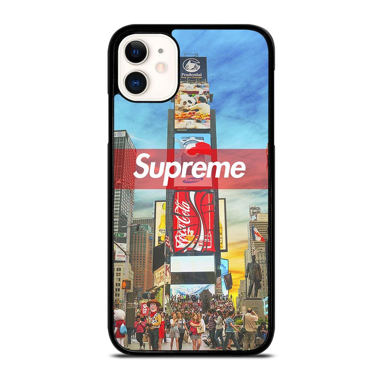 SUPREME TIME SQUARE iPhone 11 Case SUPREME TIME SQUARE iPhone 11 Case