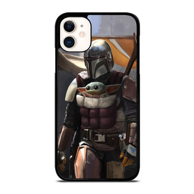 THE MANDALORIAN AND BABY YODA iPhone 11 Case THE MANDALORIAN AND BABY YODA iPhone 11 Case