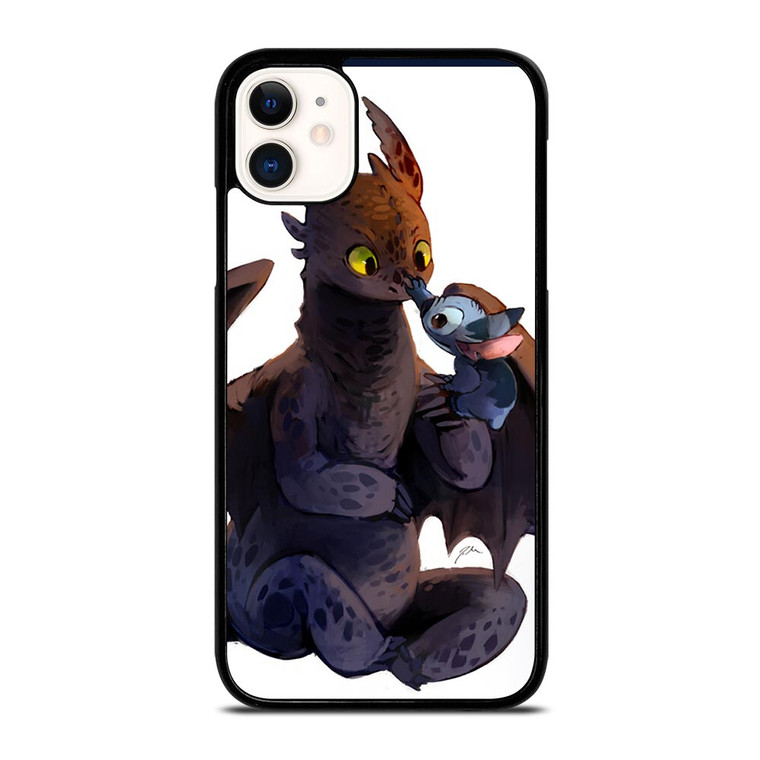 TOOTHLESS AND STITCH CARTOON 2 iPhone 11 Case