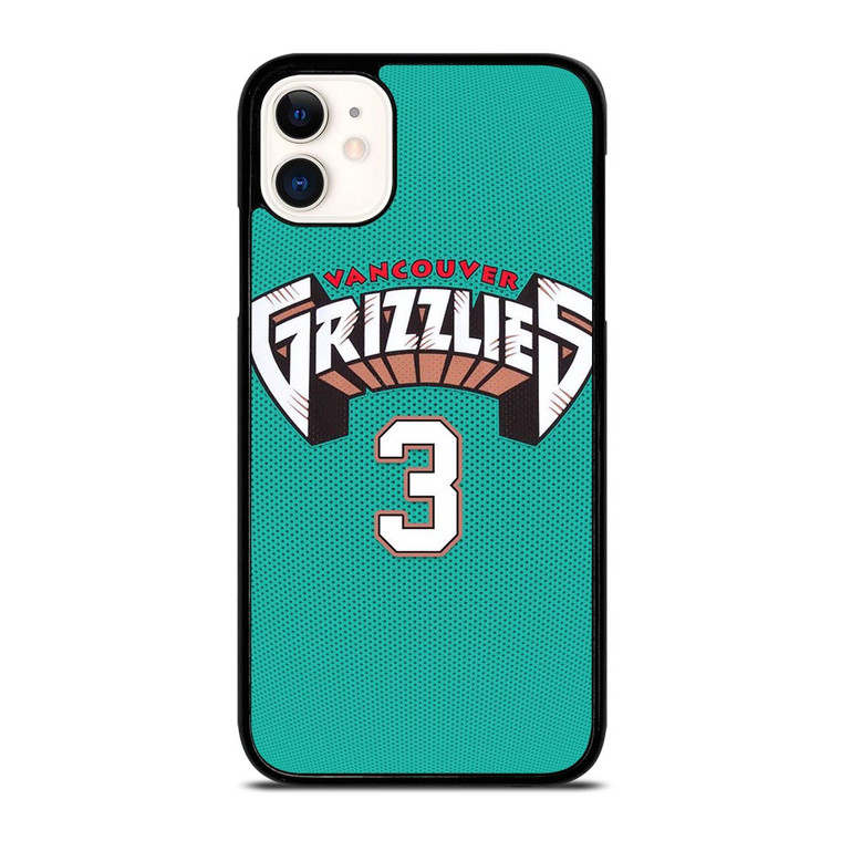 VANCOUVER GRIZZLIES 3 JERSEY iPhone 11 Case