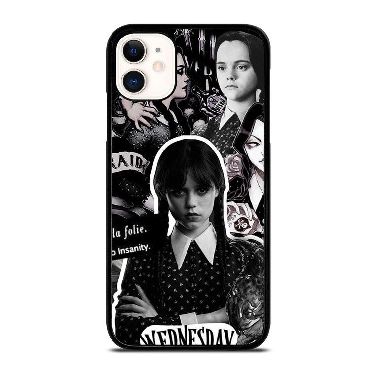 WEDNESDAY ADDAMS MOVIES COLLAGE iPhone 11 Case