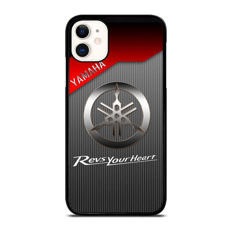 YAMAHA REVS YOUR HEART METAL LOGO iPhone 11 Case
