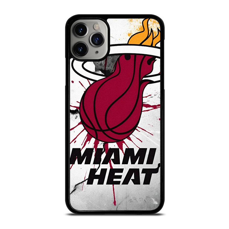 MIAMI HEAT CRACKED LOGO iPhone 11 Pro Case MIAMI HEAT CRACKED LOGO iPhone 11 Pro Case