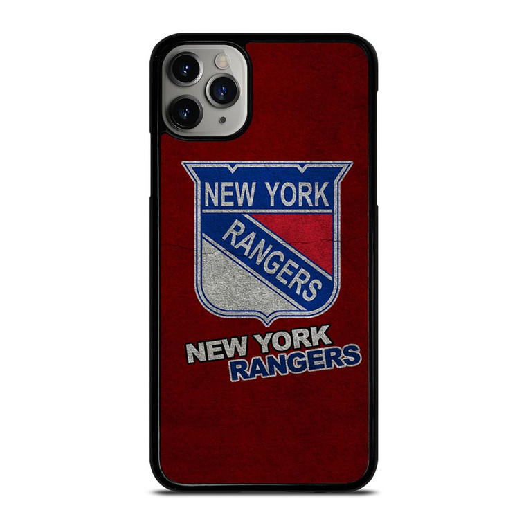 NEW YORK RANGERS SUEDE TEXTURE iPhone 11 Pro Case