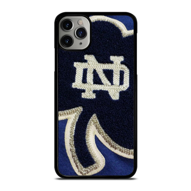NOTRE DAME BLUE SHAMROCK LOGO iPhone 11 Pro Case
