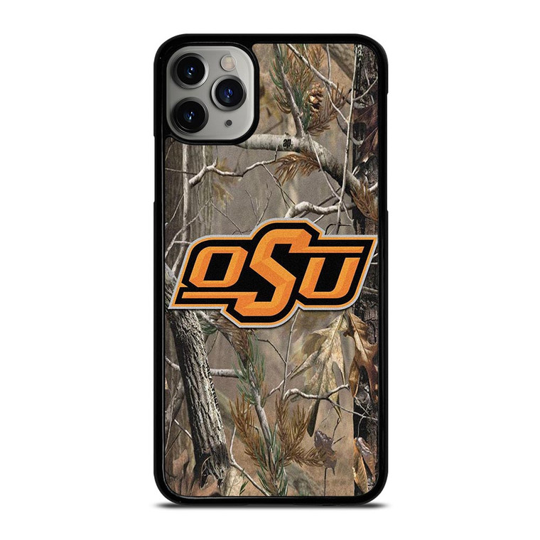 OKLAHOMA STATE UNIVERSITY CAMO LEAF iPhone 11 Pro Case