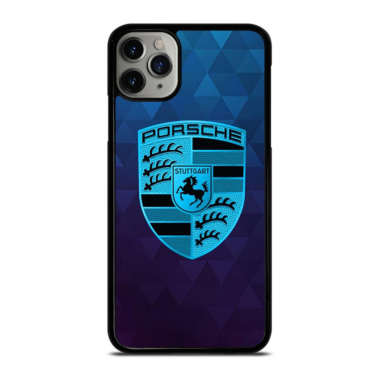 PORSCHE CAR BLUE LOGO iPhone 11 Pro Case