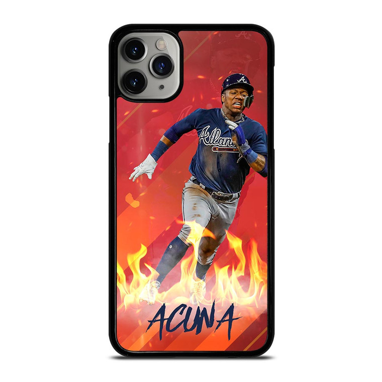 RONALD ACUNA JR ATLANTA BRAVES BASEBALL MLB iPhone 11 Pro Case