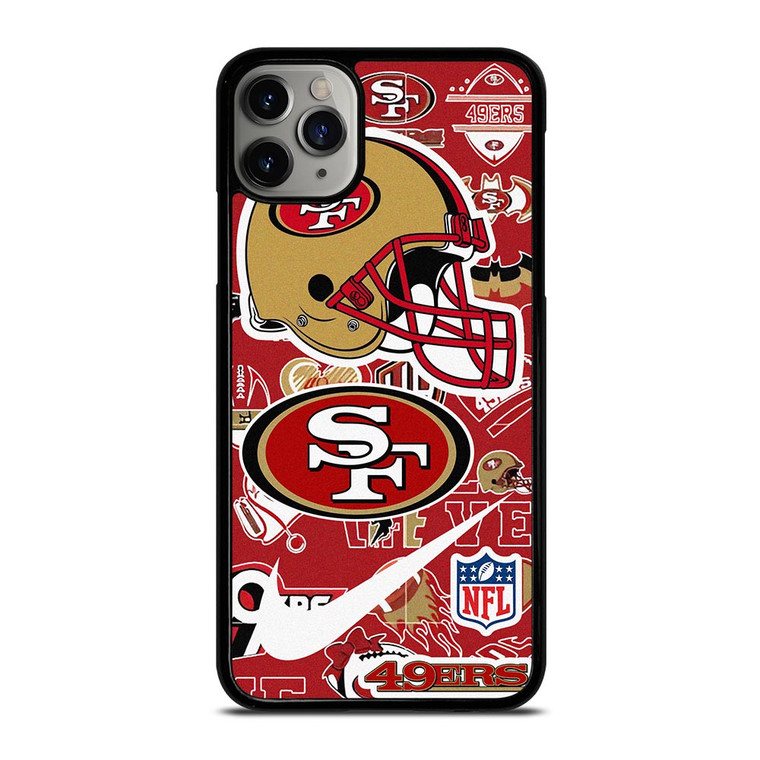 SAN FRANCISCO 49ERS NFL STICKER BOMB iPhone 11 Pro Case