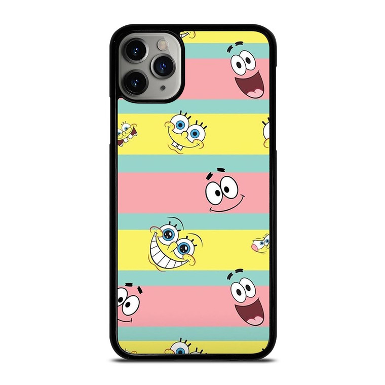 SPONGEBOB PATRICK CUTE STRIPE iPhone 11 Pro Case