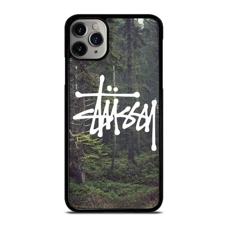 STUSSY SPOOKY FOREST LOGO iPhone 11 Pro Case