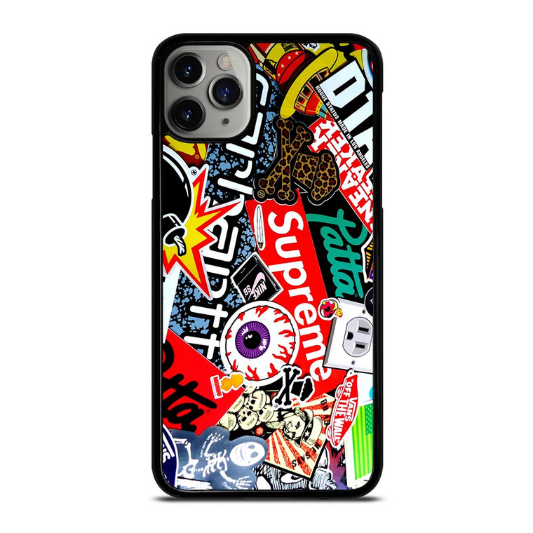 SUPREME STICKER AND OTHER BRAND iPhone 11 Pro Case SUPREME STICKER AND OTHER BRAND iPhone 11 Pro Case