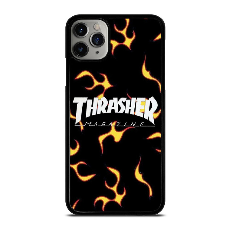 THRASHER SKATEBOARD MAGAZINE FLAME iPhone 11 Pro Case