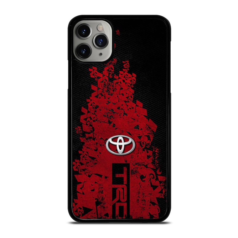 TOYOTA TRD RED CARBON LOGO iPhone 11 Pro Case