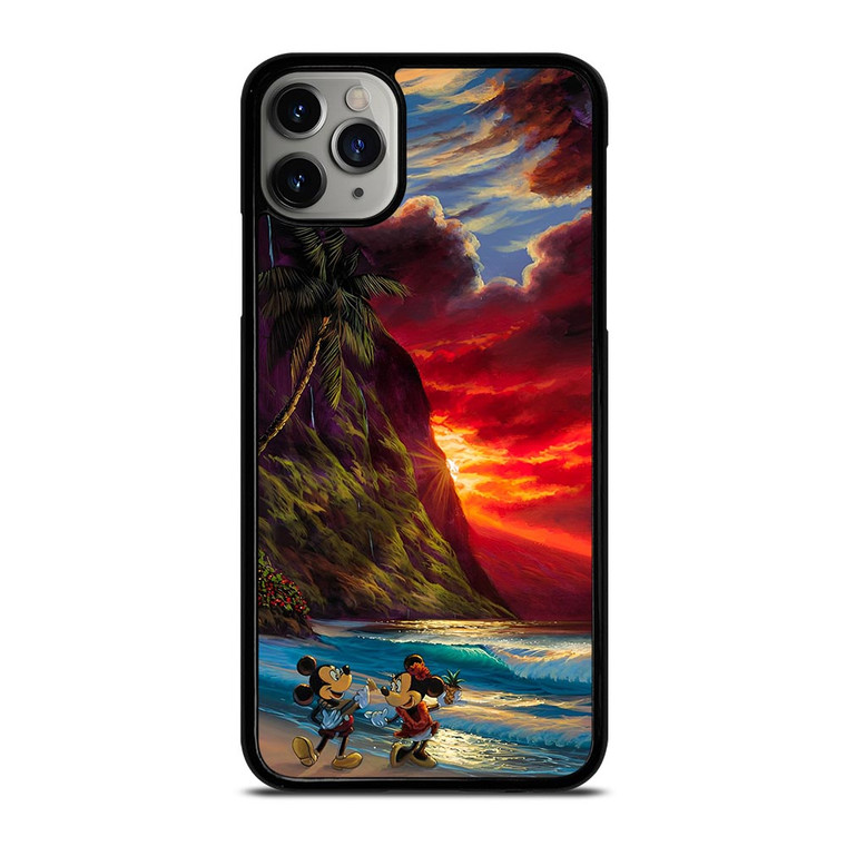 TROPICAL BEAUTIFUL MICKEY MINNIE iPhone 11 Pro Case